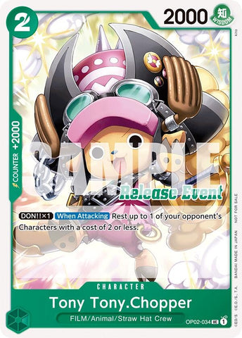 Image for Tony Tony.Chopper (ST15 - ST20 Release Event Pack) (OP02-034) (One Piece Promotion Cards) - One Piece Card Game