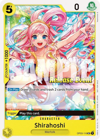 Image for Shirahoshi (ST15 - ST20 Release Event Pack) (OP03-116) - One Piece Card Game