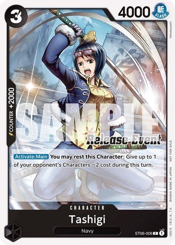 Image for Tashigi (ST15 - ST20 Release Event Pack) (ST06-006) (One Piece Promotion Cards) - One Piece Card Game