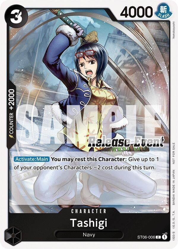 Image for Tashigi (ST15 - ST20 Release Event Winner Pack) (ST06-006) - One Piece Card Game