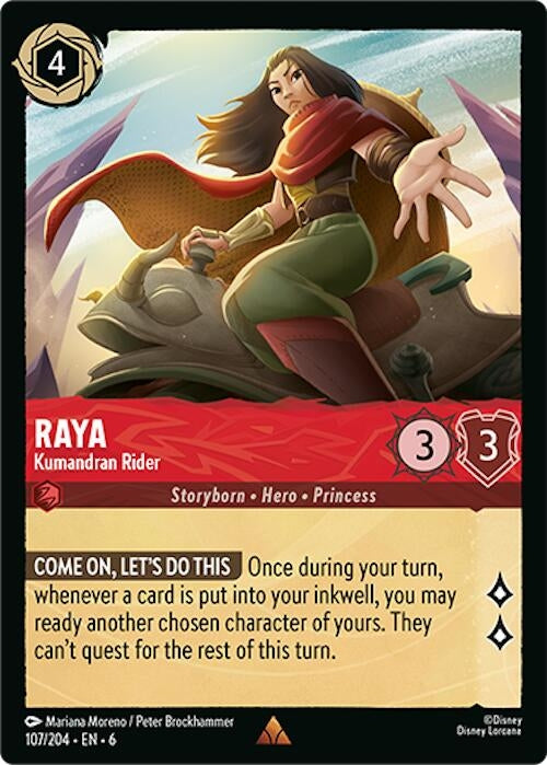 Image for Raya - Kumandran Rider (107/204) - Disney Lorcana
