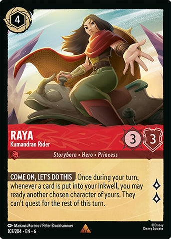 Image for Raya - Kumandran Rider (107/204) - Disney Lorcana