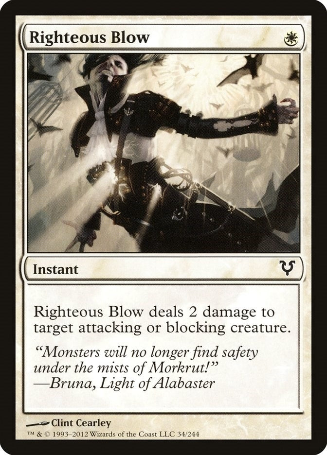 Image for Righteous Blow (34) [Avacyn Restored]