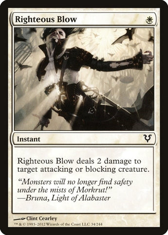 Image for Righteous Blow (34) [Avacyn Restored]