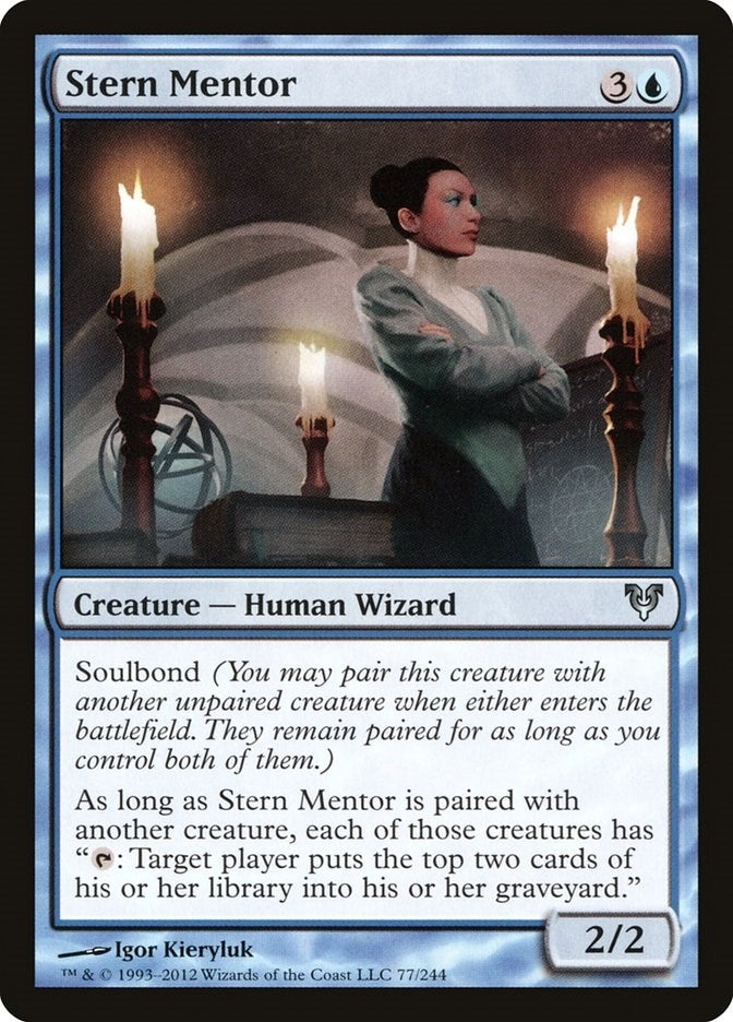 Image for Stern Mentor (77) [Avacyn Restored]