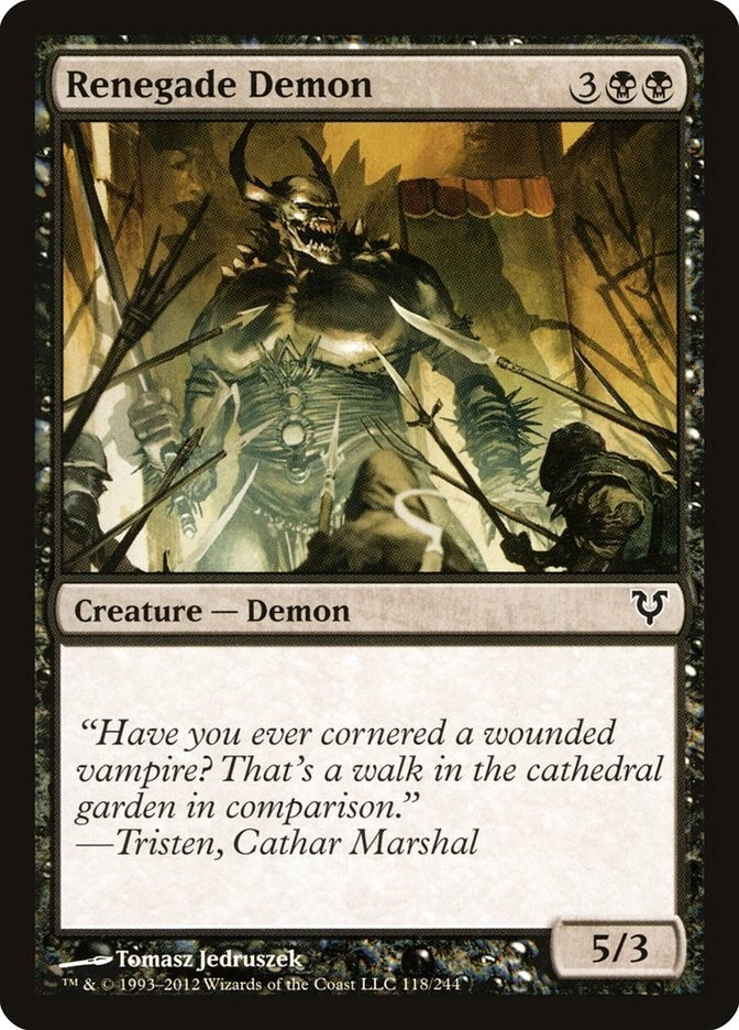 Image for Renegade Demon (118) [Avacyn Restored]