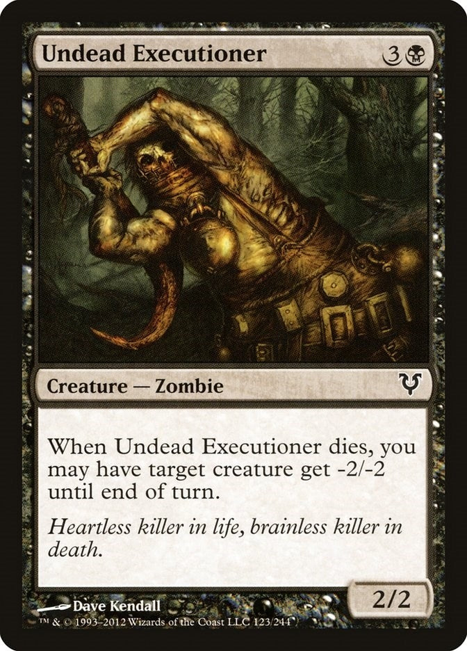 Image for Undead Executioner (123) [Avacyn Restored]