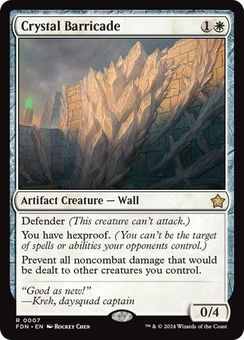 Image for Crystal Barricade (7) [Foundations]