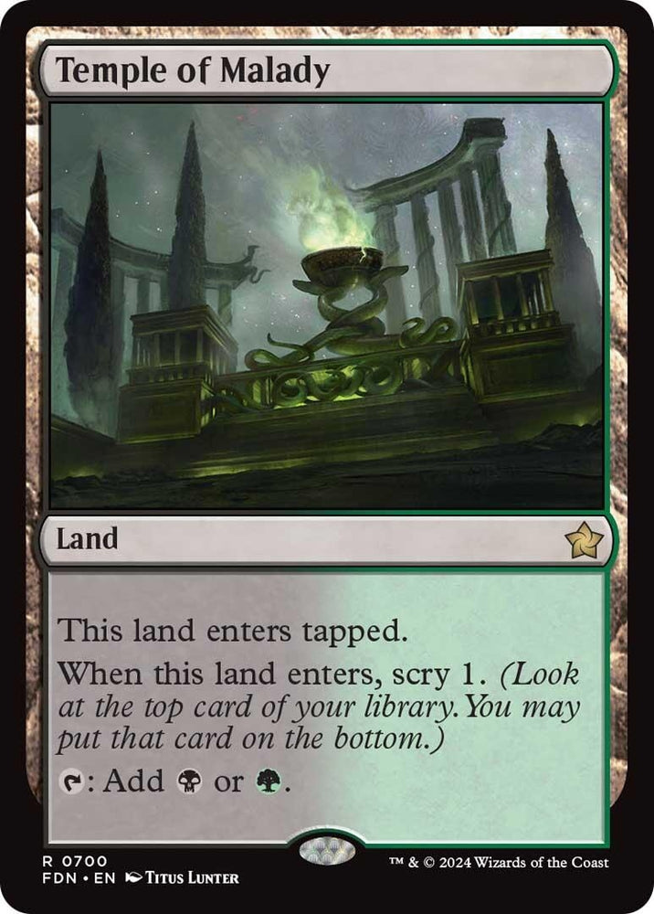 Image for Temple of Malady (700) [Foundations]