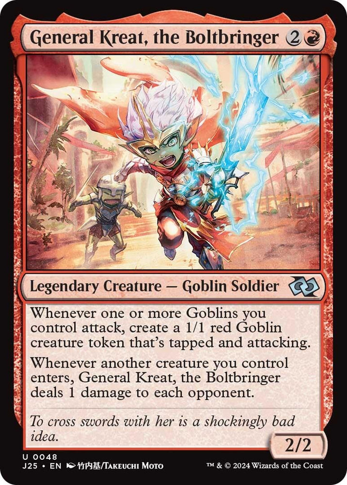 Image for General Kreat, the Boltbringer (Anime) (48) [Foundations Jumpstart]