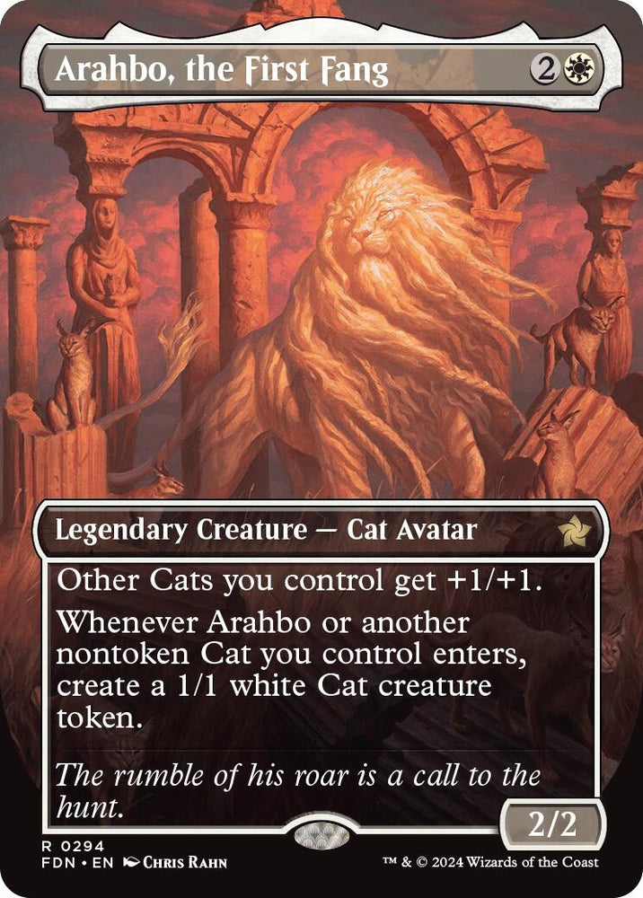 Image for Arahbo, the First Fang (Borderless) (294) [Foundations]