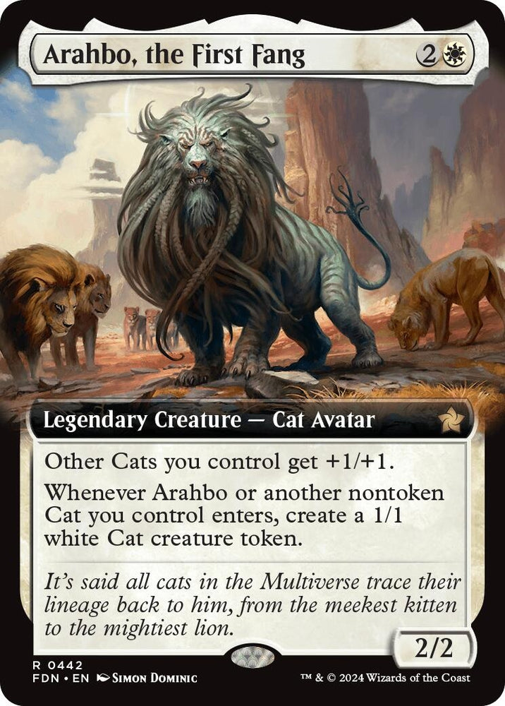 Image for Arahbo, the First Fang (Extended Art) (442) [Foundations]