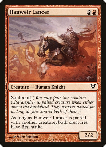 Image for Hanweir Lancer (138) [Avacyn Restored]