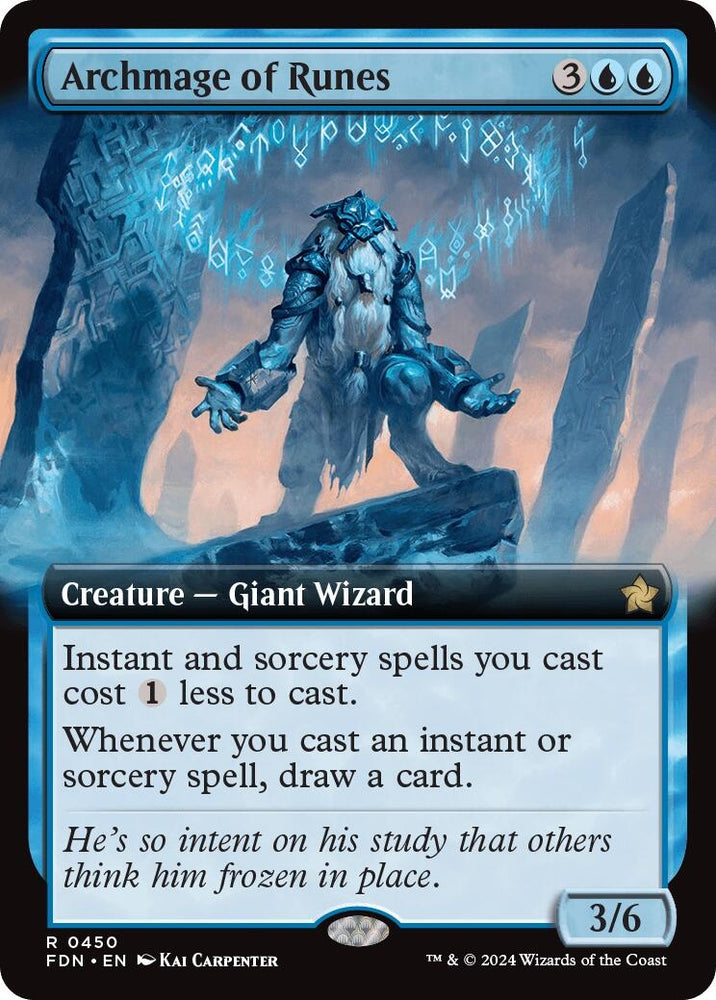 Image for Archmage of Runes (Extended Art) (450) [Foundations]