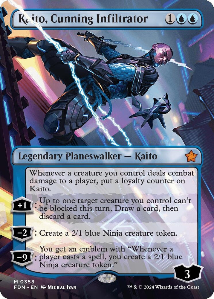 Image for Kaito, Cunning Infiltrator (Borderless) (358) [Foundations]