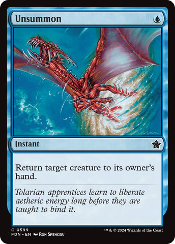 Image for Unsummon (599) [Foundations]