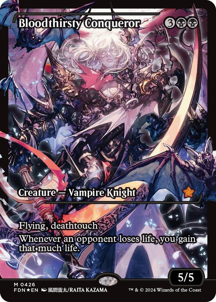 Image for Bloodthirsty Conqueror (Showcase) (426) [Foundations]