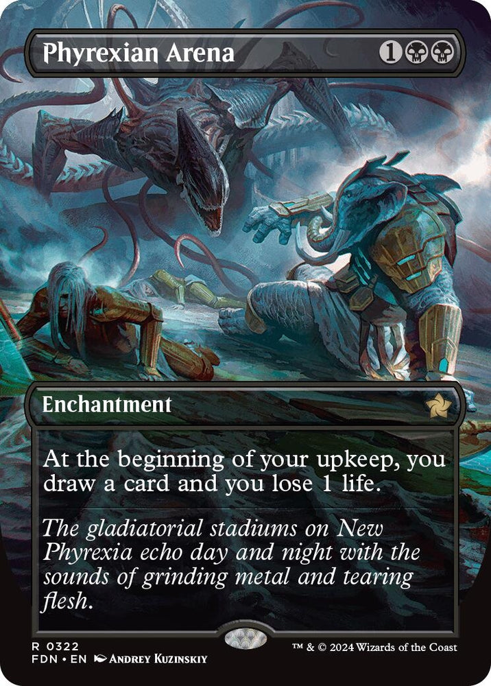 Image for Phyrexian Arena (Borderless) (322) [Foundations]