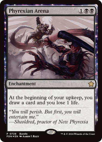 Image for Phyrexian Arena (FDN Bundle) (728) [UMP]