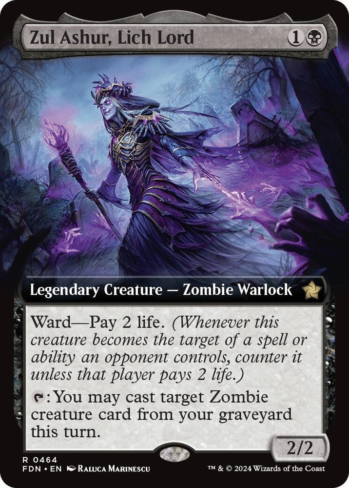 Image for Zul Ashur, Lich Lord (Extended Art) (464) [Foundations]