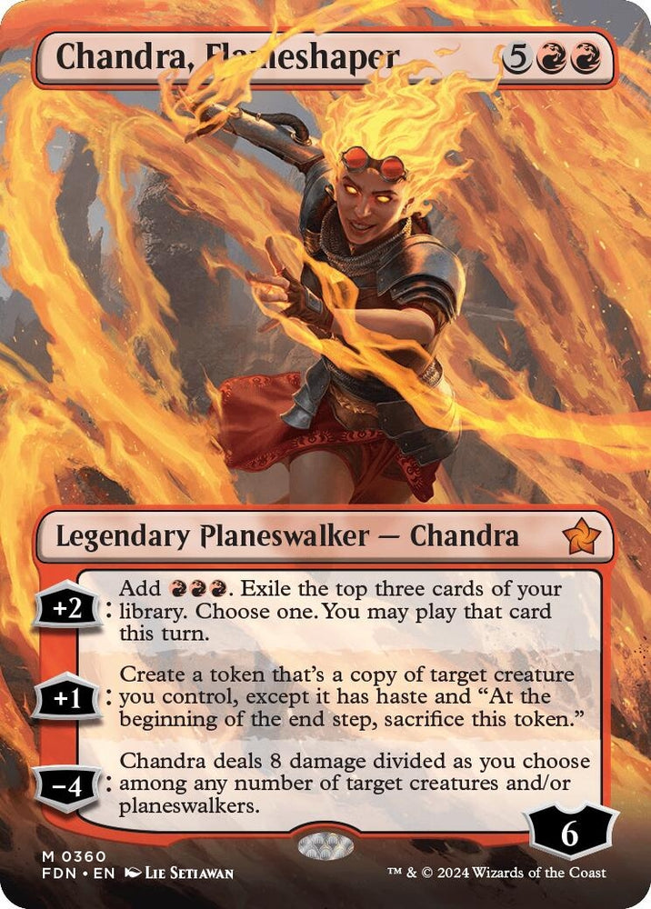Image for Chandra, Flameshaper (Borderless) (360) [Foundations]