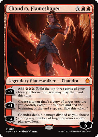 Image for Chandra, Flameshaper (81) [Foundations]