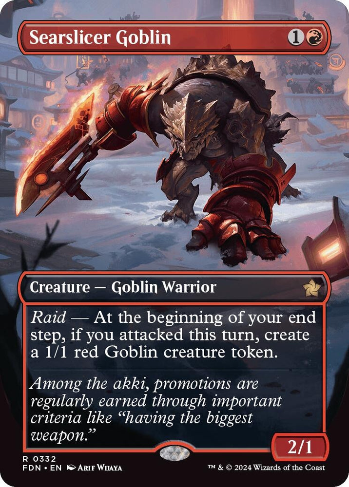 Image for Searslicer Goblin (Borderless) (332) [Foundations]