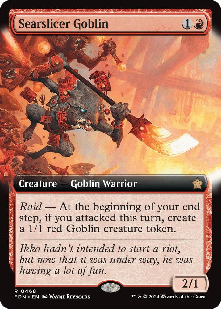 Image for Searslicer Goblin (Extended Art) (468) [Foundations]