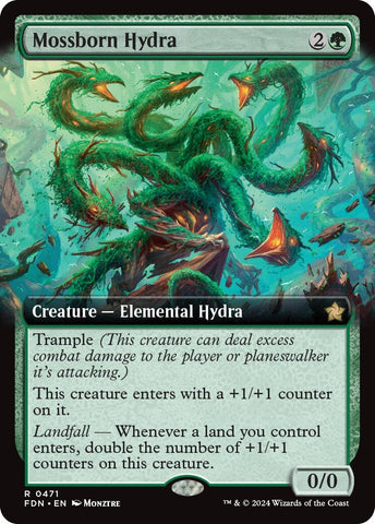 Image for Mossborn Hydra (Extended Art) (471) [Foundations]