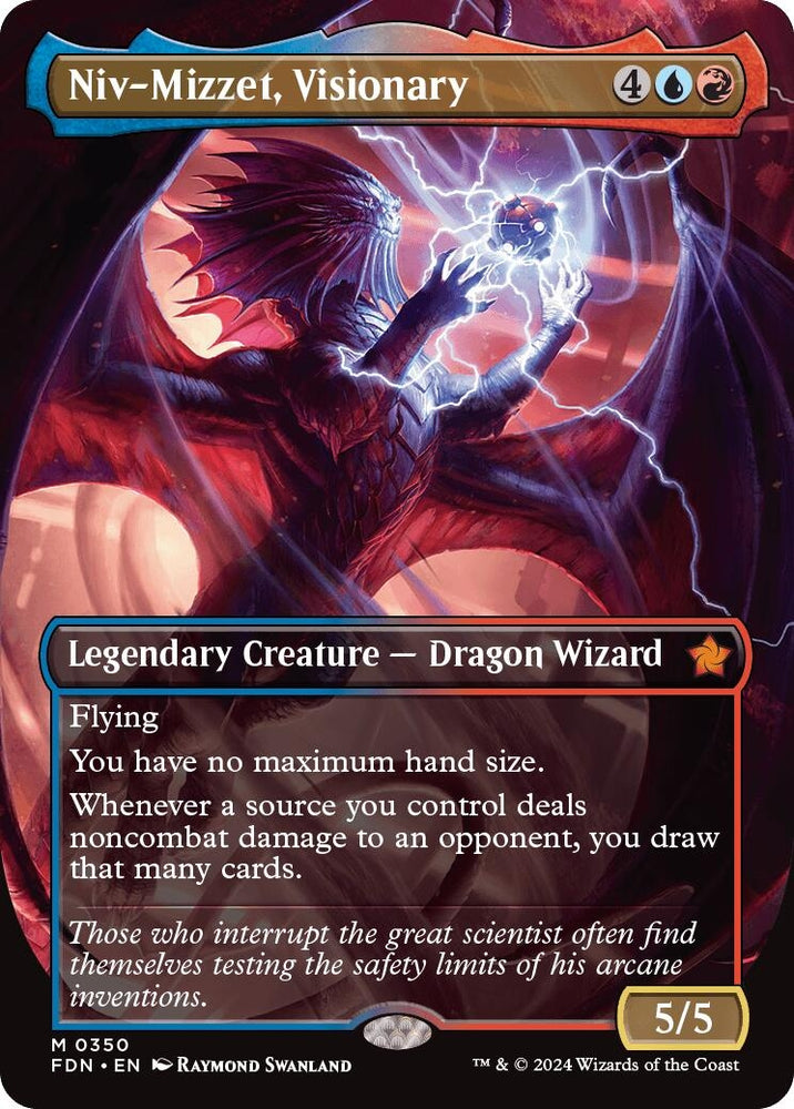 Image for Niv-Mizzet, Visionary (Borderless) (350) [Foundations]
