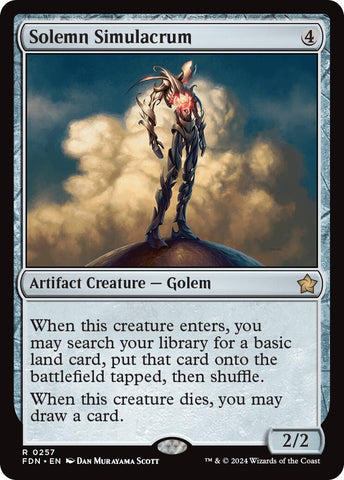 Image for Solemn Simulacrum (257) [Foundations]