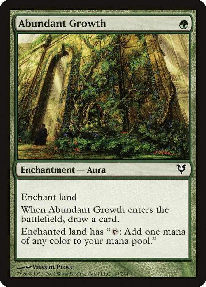 Image for Abundant Growth (167) [Avacyn Restored]