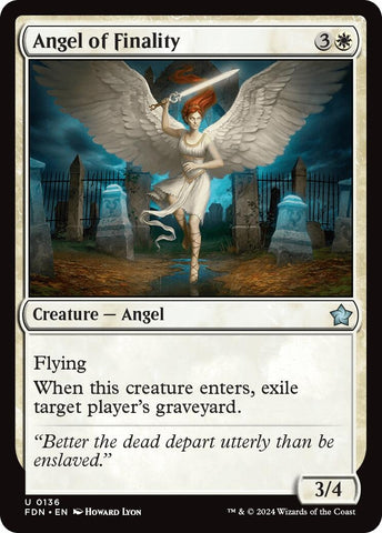 Image for Angel of Finality (136) [Foundations]