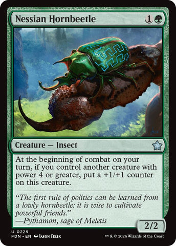 Image for Nessian Hornbeetle (229) [Foundations]