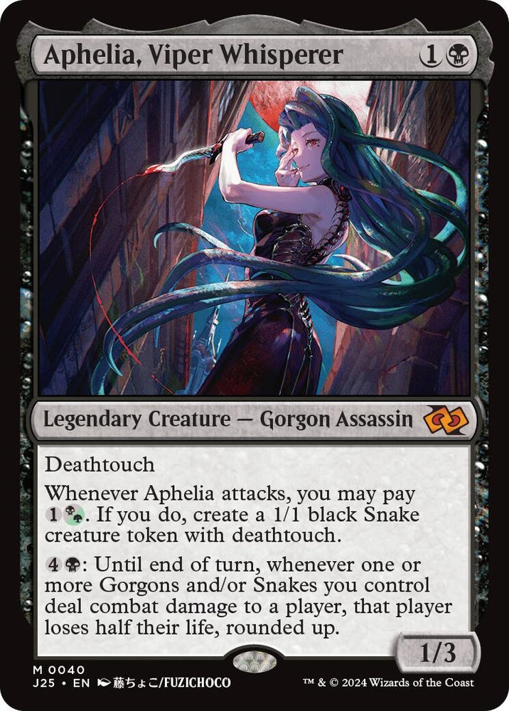 Image for Aphelia, Viper Whisperer (Anime) (40) [Foundations Jumpstart]