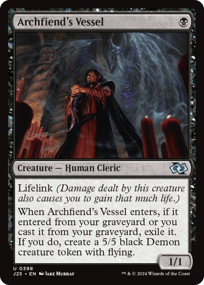 Image for Archfiend's Vessel (398) [Foundations Jumpstart]