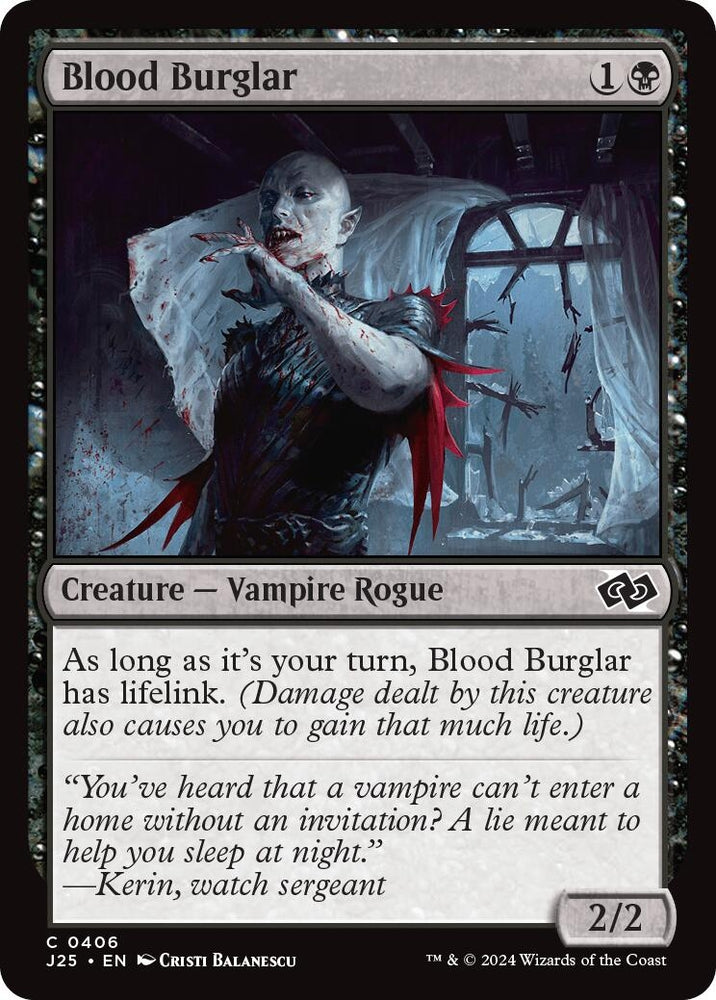 Image for Blood Burglar (406) [Foundations Jumpstart]