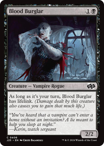 Image for Blood Burglar (406) [Foundations Jumpstart]