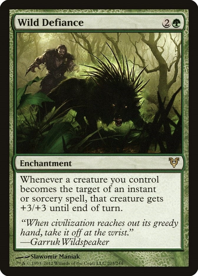 Image for Wild Defiance (203) [Avacyn Restored]