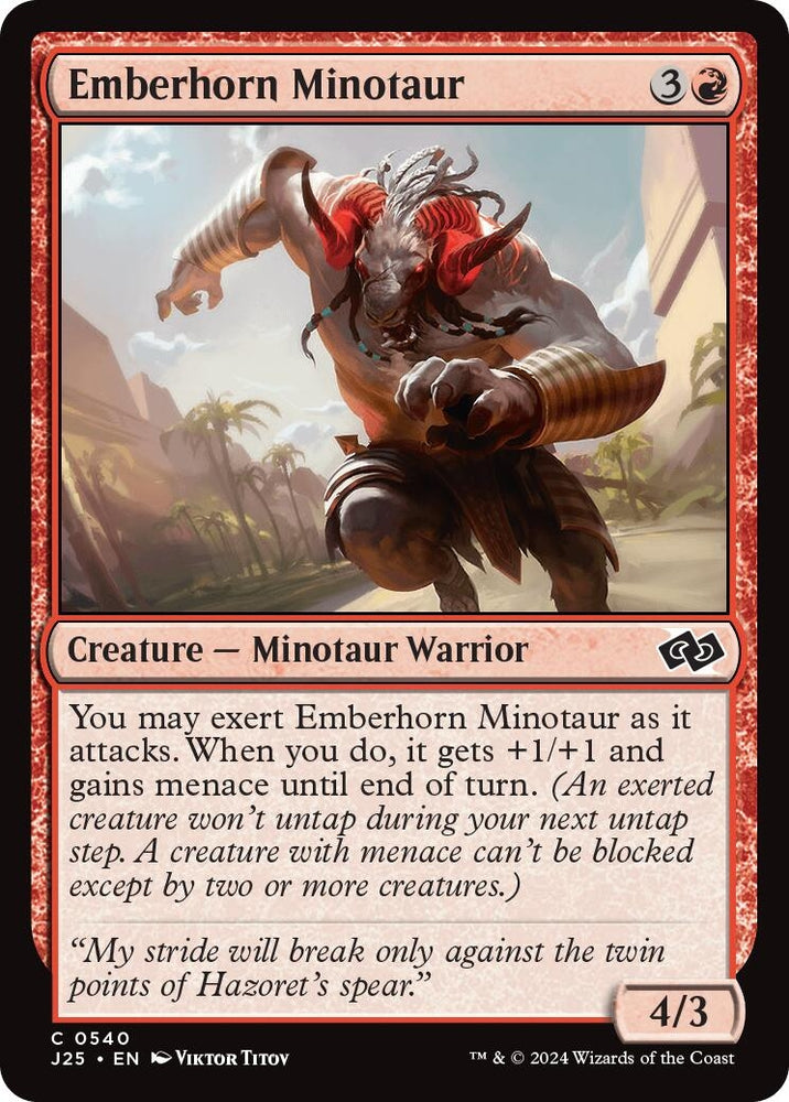 Image for Emberhorn Minotaur (540) [Foundations Jumpstart]