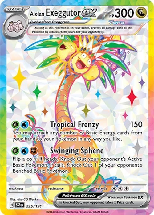 Image for Alolan Exeggutor ex - 225/191 (225/191) (SV08)
