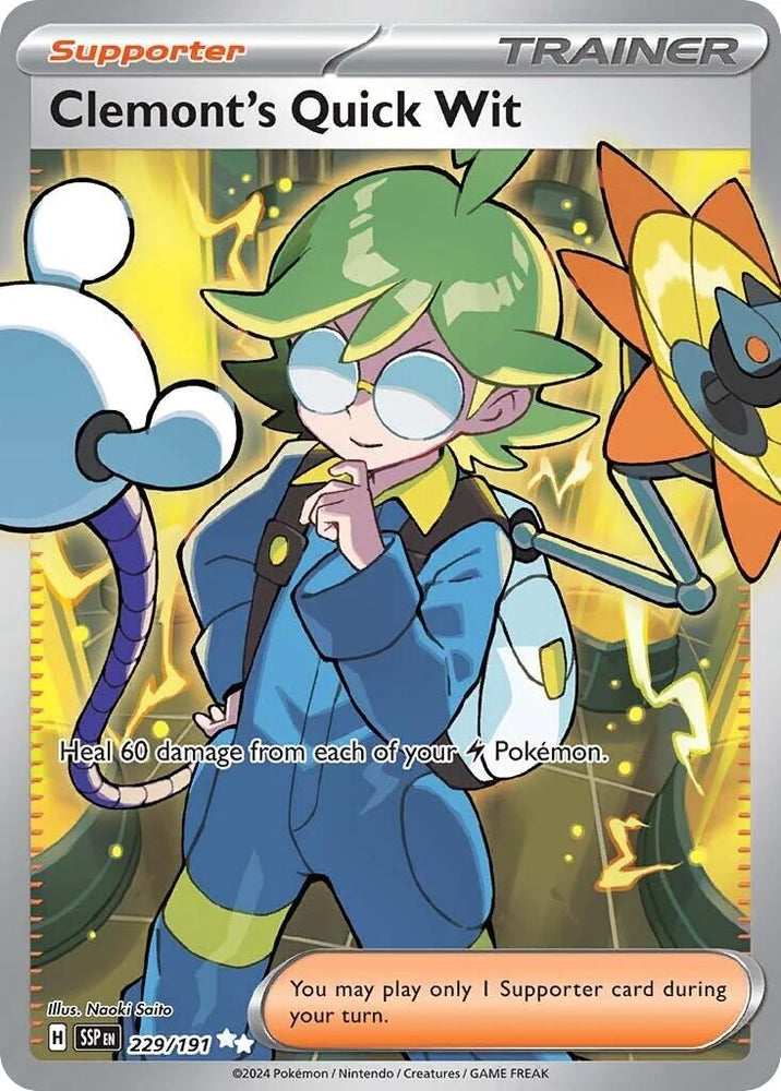 Image for Clemont's Quick Wit - 229/191 (229/191) (SV08)