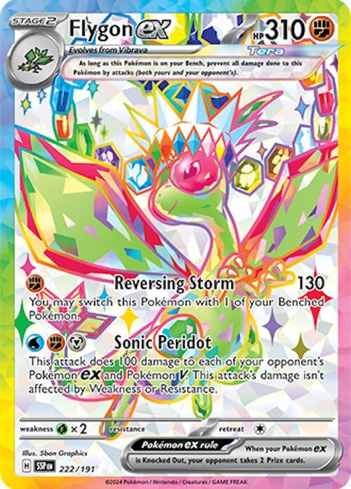 Image for Flygon ex - 222/191 (222/191) [SV08: Surging Sparks]