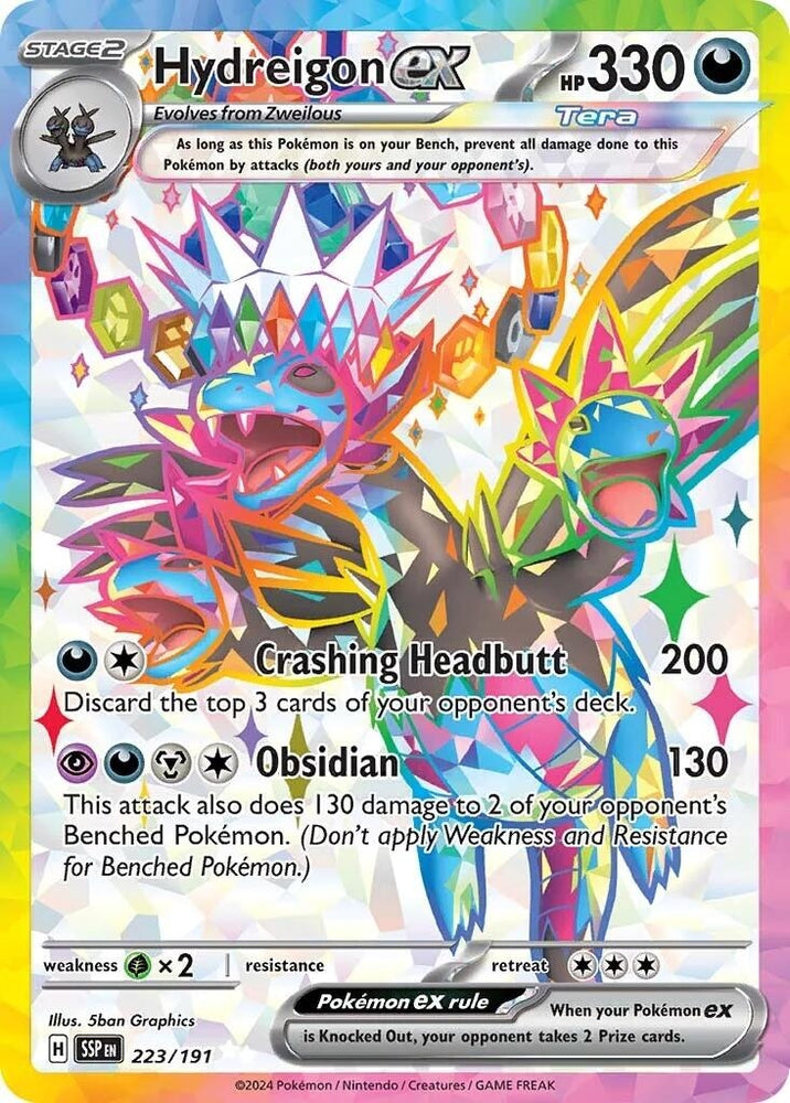 Image for Hydreigon ex - 223/191 (223/191) [SV08: Surging Sparks]
