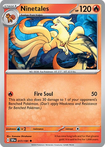 Image for Ninetales (017/191) (SV08)