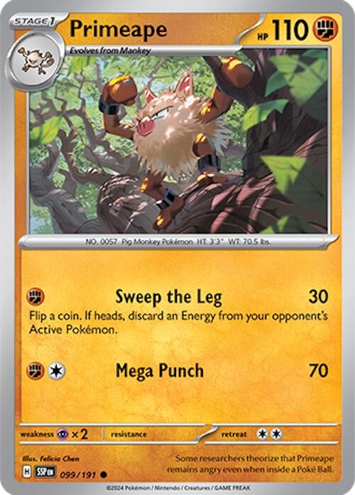 Image for Primeape (099/191) (SV08)