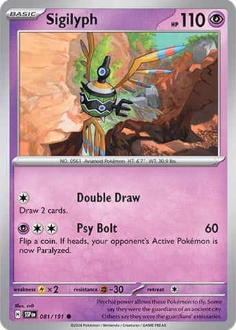 Image for Sigilyph (081/191) (SV08)