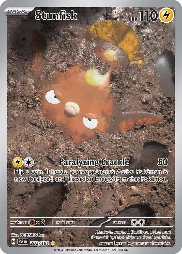 Image for Stunfisk - 202/191 (202/191) [SV08: Surging Sparks]