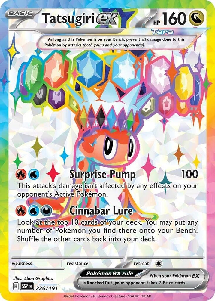 Image for Tatsugiri ex - 226/191 (226/191) [SV08: Surging Sparks]