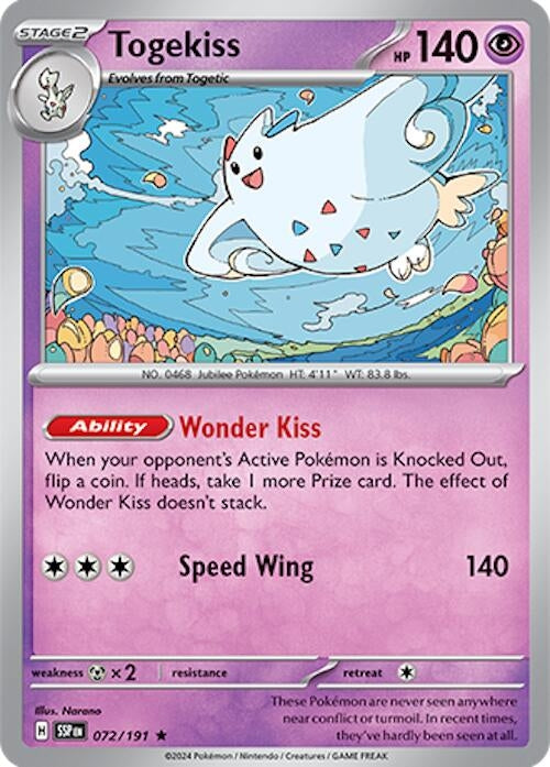 Image for Togekiss (072/191) (SV08)